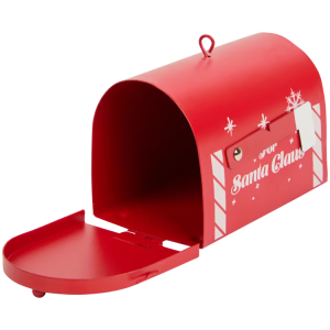 Skrzynka na listy dekoracja świąteczna Absolu Chic 10,5 x 6,5 x 5,5 cm