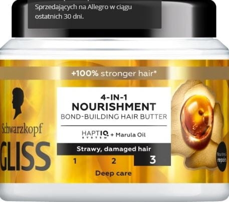 Gliss Nourish Oil Nutritive maska do włosów 400 ml.JPG
