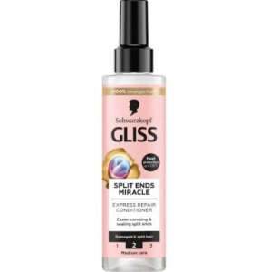 Ekspresowa Odżywka do Włosów rozdwajających się w Sprayu 200ml GLISS KUR