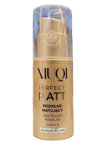 NIUQI Skin Perfect Matt  Podkład Matujący 00 Porcelain 30 ml