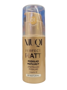 NIUQI Skin Perfect Matt  Podkład Matujący 01 Natural 30 ml 