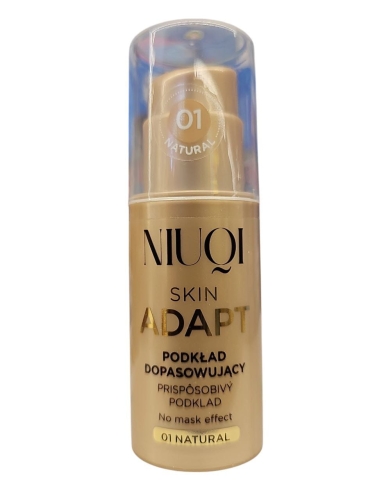 NIUQI Skin Adapt Podkład Dopasowujący 01 Natural 30 ml.jpg
