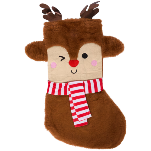 Skarpeta Świąteczna do zawieszenia i wypełnienia prezentami Renifer.png