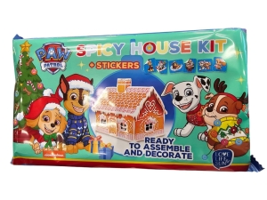 Domek z Piernika Korzenny Psi Patrol  z naklejkami 350g 