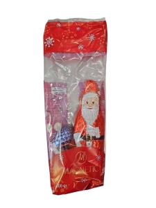 Mikołaj figurki Czekoladowe Świąteczne Magnetic 100g 