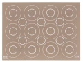 Mata silikonowa do wycinania ciasteczek wałkowania ciasta Beżowa 41x31 cm (1).JPG