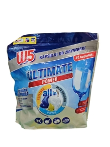 Tabletki do zmywarki W5 Ultimate Power ALLin1  40szt 