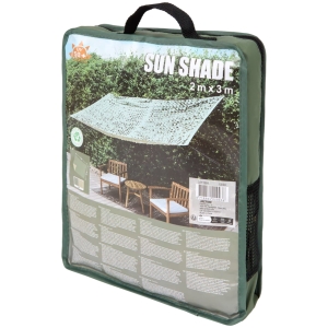 Żagiel przeciwsłoneczny prostokątny osłona 3 x 2 m BALDACHIM zielony
