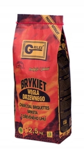 Brykiet z węgla drzewnego do GRILLA grillowania 2,5 kg