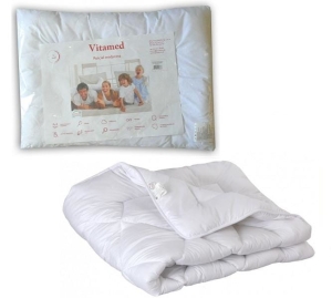Pościel Medyczna dziecięca komplet kołdra + poduszka Medical 100x135 cm + 40x60 cm Vitamed Poldaun całoroczna