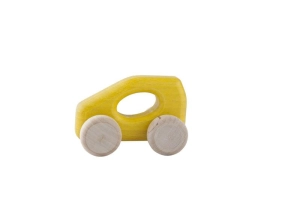 Drewniany samochodzik A-Class Lupo Toys 6120 Żółty