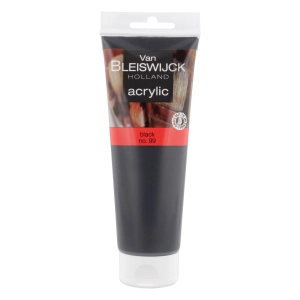 Farba akrylowa Van Bleiswijck 250ml czarny
