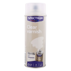 Bezbarwny lakier w sprayu Matowy 400 ml Spectrum
