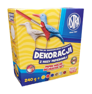 Zestaw do wykonania dekoracji z masy papierowej Astra