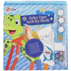 Książka zadań z taśmą dekoracyjną Grafix 5+