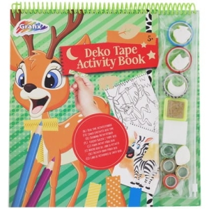 Książka zadań z taśmą dekoracyjną Grafix 5+