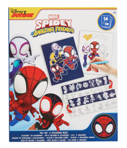 Kolorowanka z filcem Spider Man 3+