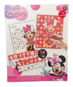 Kolorowanka z filcem Myszka Minnie 3+