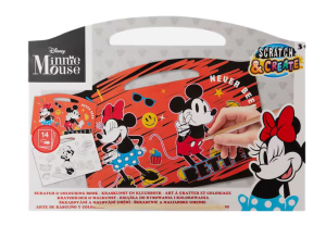 Kolorowanka wydrapywanka Myszka Minnie 3+