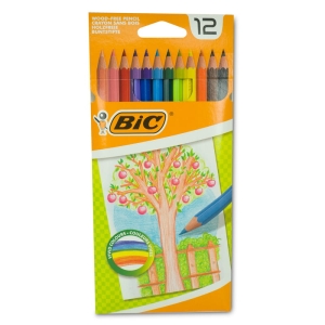 Kredki kolorowe BIC z żywicy 12 szt