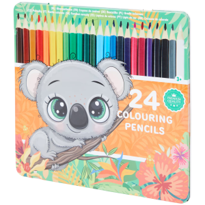 Kredki ołówkowe 24 kolory Wielokolorowe 3+
