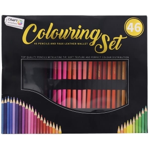 Kredki ołówkowe 46 el + etui Craft Sensations