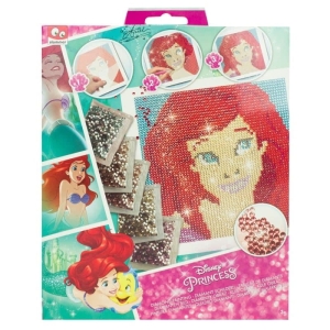Malowanie diamentami 16x16cm Księżniczki Disneya Syrenka Ariel