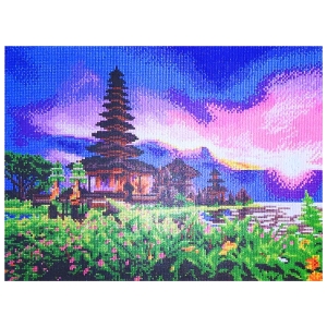 Malowanie diamentami 40x60 cm Chińska Wioska