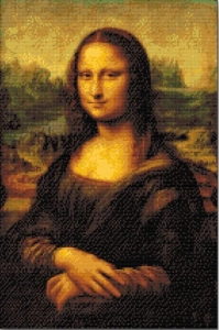 Diamond Paiting Haft diamentowy Mona Lisa Leonardo Da Vinci