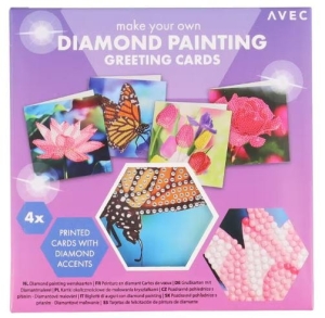 Malowanie diamentami Kartka z życzeniami  Avec