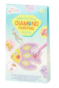 Malowanie diamentami breloczek do kluczy Rybka 6+