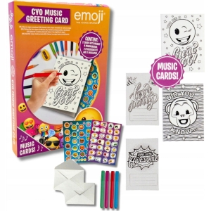 zestaw muzycznych kartek EMOJI GREAT JOB grająca kartka prezent urodziny
