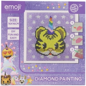 Malowanie diamentami Emoji 16 x 16 cm Tygrys