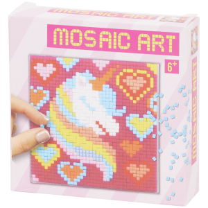 Mozaika DIY 10 x 10 cm Do wyklejania Jednorożec 6+