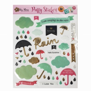 Naklejki papierowe ozdobne Hobby Flora  42 szt.