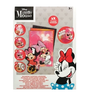 Diamentowe naklejki malowanie diamentami Myszka Minnie