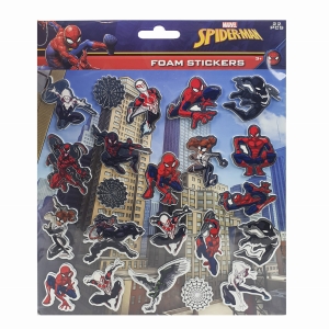 Naklejki Wypukłe 3D metaliczne  22 szt.  Spiderman 3+