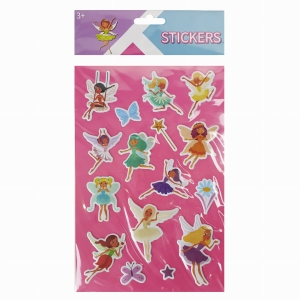 Naklejki 3D dla dzieci 2 arkusze Wróżki