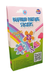 Diamentowe naklejki malowanie diamentami Kwiatek