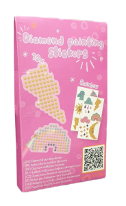 Diamentowe naklejki malowanie diamentami Tęcza