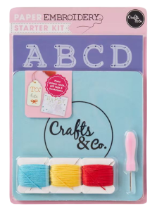 Zestaw do wyszywania alfabetu 9 elementów Crafts & Co