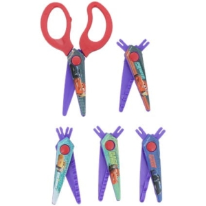 Zestaw ząbkowanych nożyczek nożyczki Disney Cars