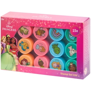 Stemple pieczątki Księżniczki 15 sztuk Disney Princess