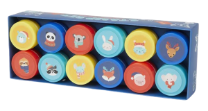 Zestaw stempli bożonarodzeniowych 12 sztuk granatowy