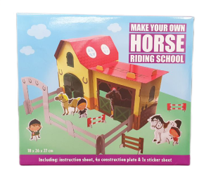 Zrób to sam modelarstwo kartonowe Stajnia