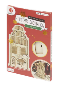 Zbuduj własny domek zimowy DecoTime czerwony