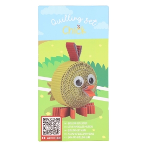 Zestaw do quillingu + Przybory Kurczak