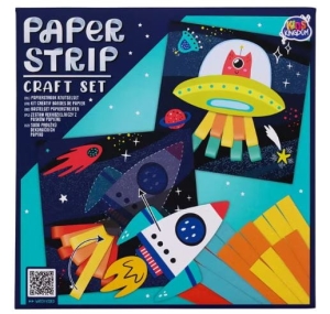 Zestaw do zabaw kreatywnych Paski papieru 24x24x0.6 cm Kosmos