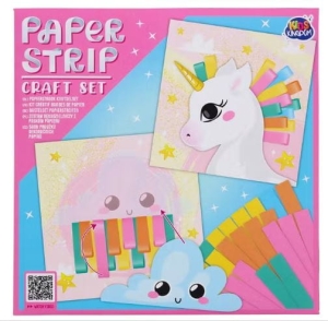 Zestaw do zabaw kreatywnych Paski papieru 24x24x0.6 cm Konik