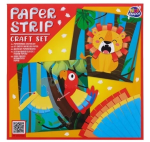 Zestaw do zabaw kreatywnych Paski papieru 24x24x0.6 cm Dżungla